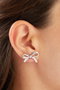 Heliophilia Silver Pendientes de Metal Plateados ELKGC68397G